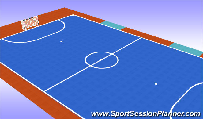 Futsal Session Plan Drill (Colour): Mini Game