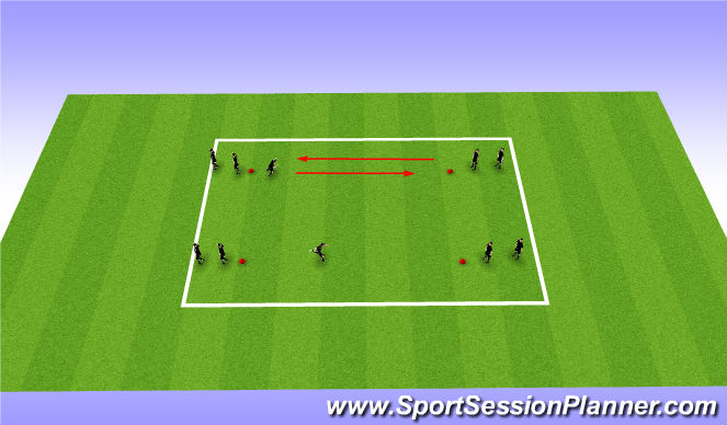 Football/Soccer Session Plan Drill (Colour): Screen 1