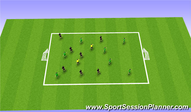 Football/Soccer Session Plan Drill (Colour): Screen 3