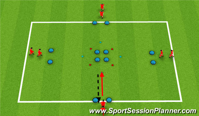 Football/Soccer Session Plan Drill (Colour): Screen 1