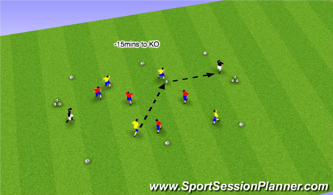 Football/Soccer Session Plan Drill (Colour): Part IV - Possession Game (8mins)