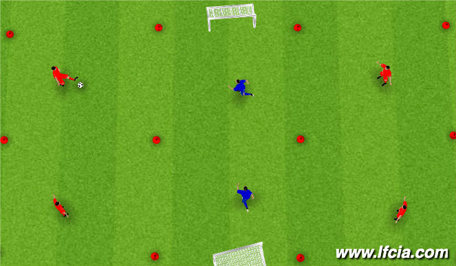 Football/Soccer Session Plan Drill (Colour): Table Soccer