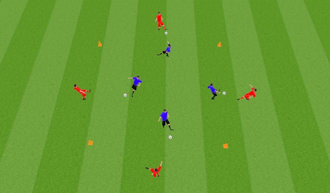 Football/Soccer Session Plan Drill (Colour): Screen 1