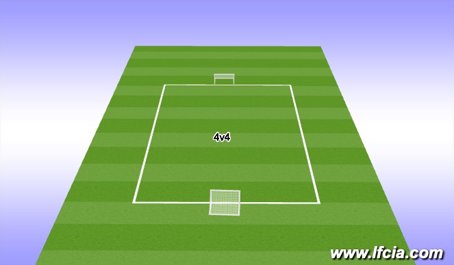 Football/Soccer Session Plan Drill (Colour): Game 1