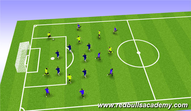 Football/Soccer Session Plan Drill (Colour): Posession Game