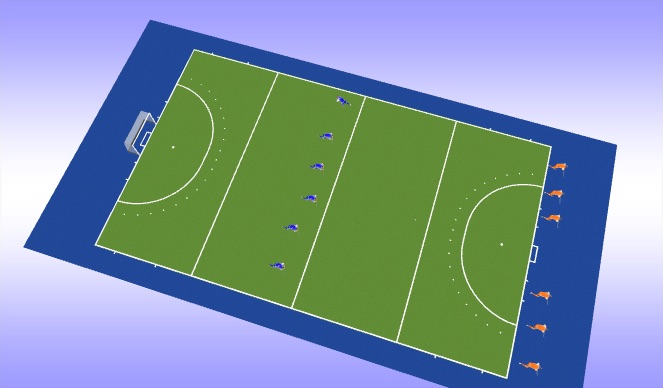 Hockey Session Plan Drill (Colour): Screen 1