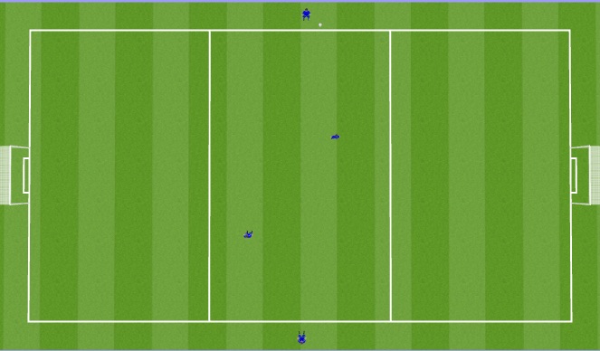 Football/Soccer Session Plan Drill (Colour): Passing sequence and fitness in 4s