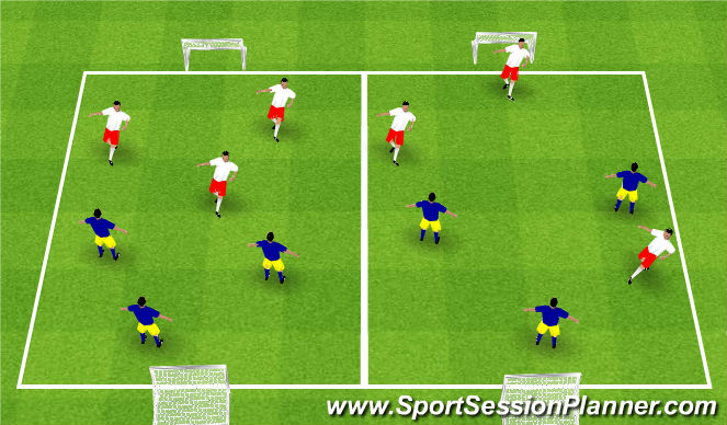 Football/Soccer Session Plan Drill (Colour): Screen 5