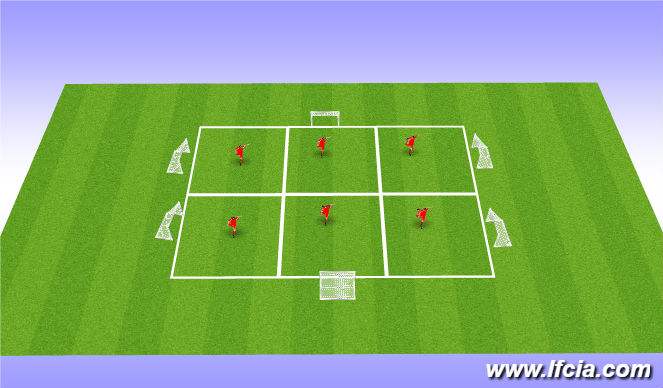 Football/Soccer Session Plan Drill (Colour): Screen 1