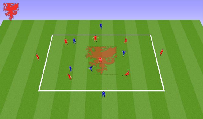 Football/Soccer Session Plan Drill (Colour): Screen 1