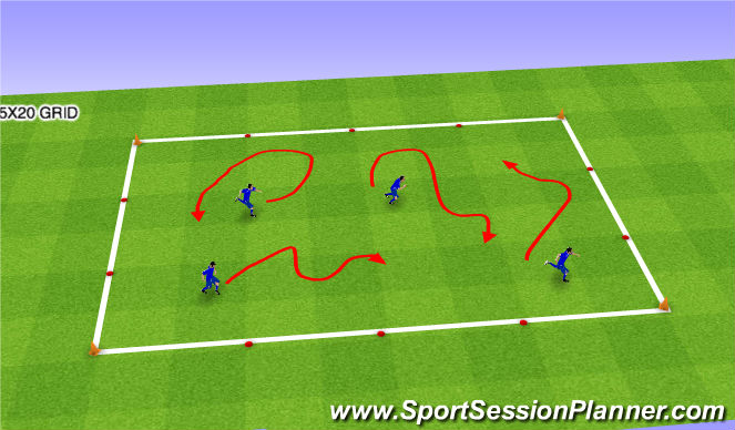 Football/Soccer Session Plan Drill (Colour): Mov / BF1