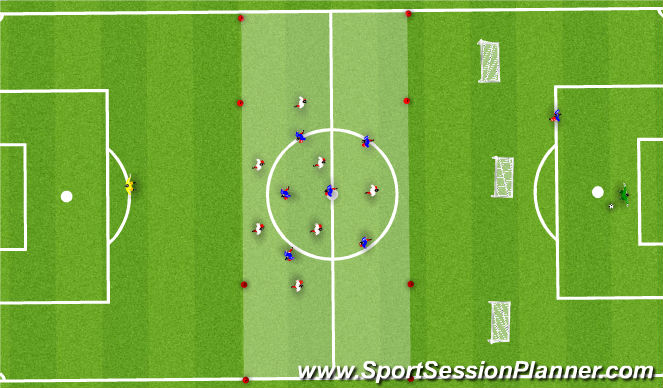 Football/Soccer Session Plan Drill (Colour): Screen 2