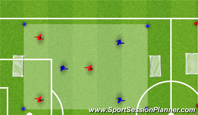 Football/Soccer Session Plan Drill (Colour): SSG's