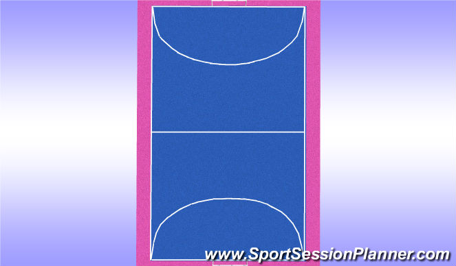 Hockey Session Plan Drill (Colour): Screen 1