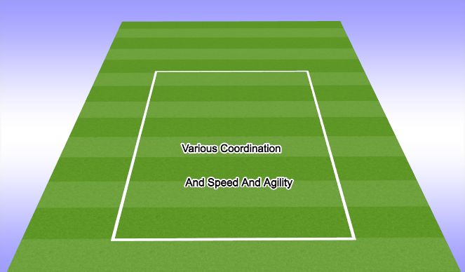 Football/Soccer Session Plan Drill (Colour): Warrm Up