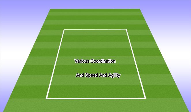 Football/Soccer Session Plan Drill (Colour): Warrm Up