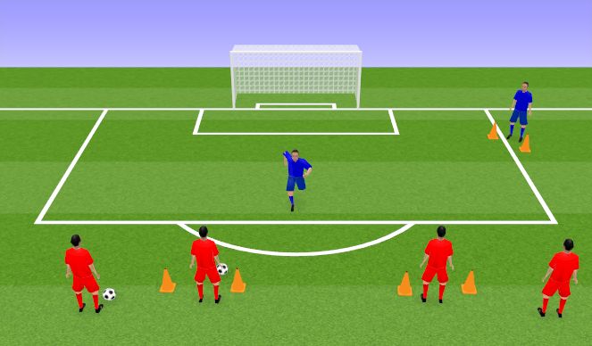 Football/Soccer Session Plan Drill (Colour): Screen 1