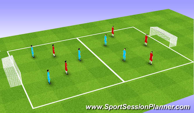 Football/Soccer Session Plan Drill (Colour): Screen 2