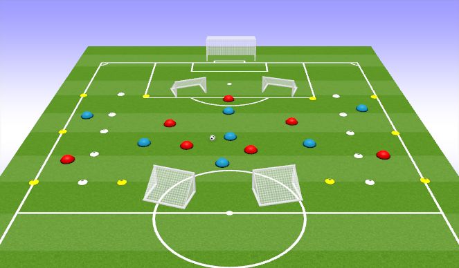 Football/Soccer Session Plan Drill (Colour): Screen 5