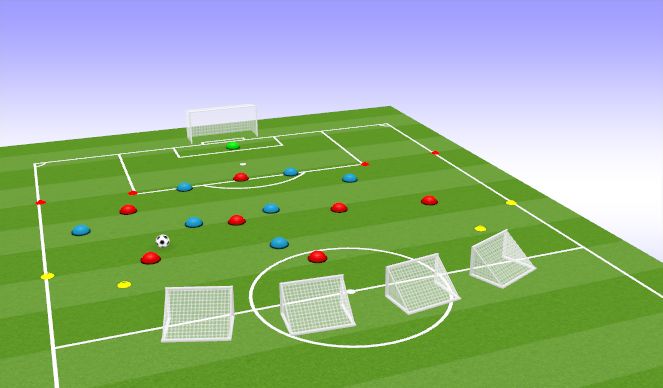 Football/Soccer Session Plan Drill (Colour): Screen 6