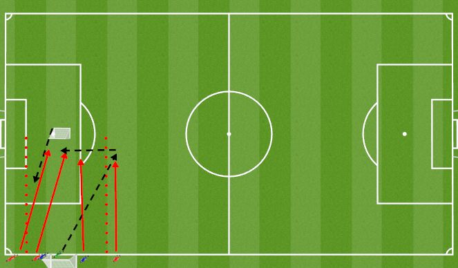 Football/Soccer Session Plan Drill (Colour): Omschakeling