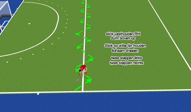 Hockey Session Plan Drill (Colour): Verdedigen 2