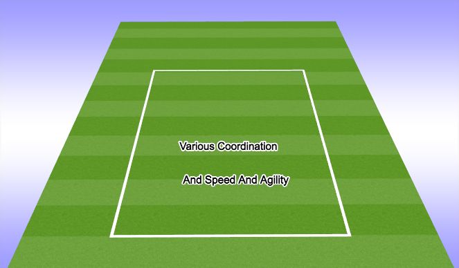 Football/Soccer Session Plan Drill (Colour): Warrm Up