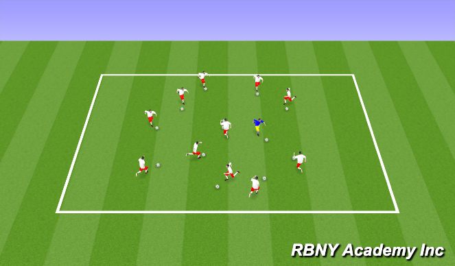 Football/Soccer Session Plan Drill (Colour): Introduction-I can do this, Can you?