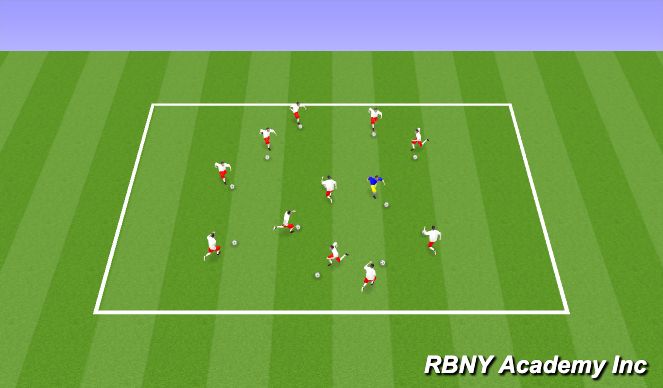 Football/Soccer Session Plan Drill (Colour): Main Theme- Sword Tag (Pirate specific)