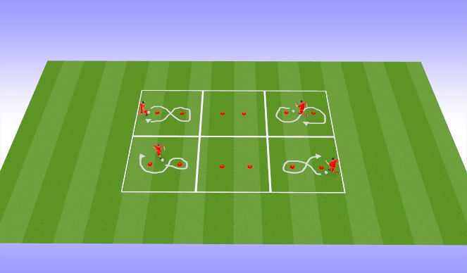 Football/Soccer Session Plan Drill (Colour): Technical