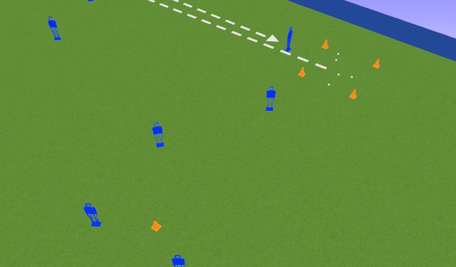 Hockey Session Plan Drill (Colour): Screen 1