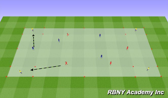 Football/Soccer Session Plan Drill (Colour): Regression