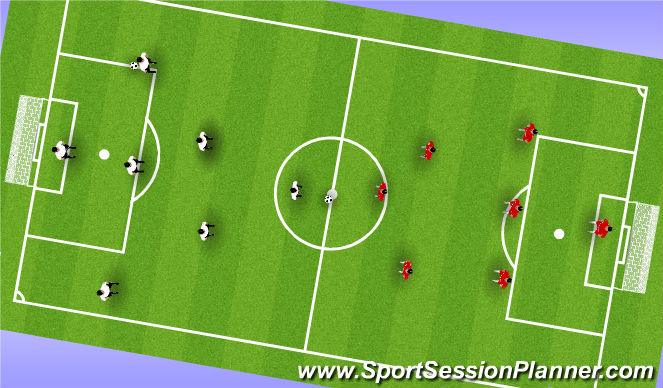 Football/Soccer Session Plan Drill (Colour): Game