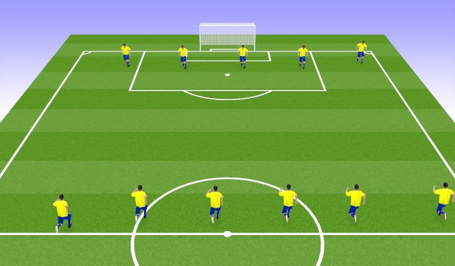 Football/Soccer Session Plan Drill (Colour): Cool Down