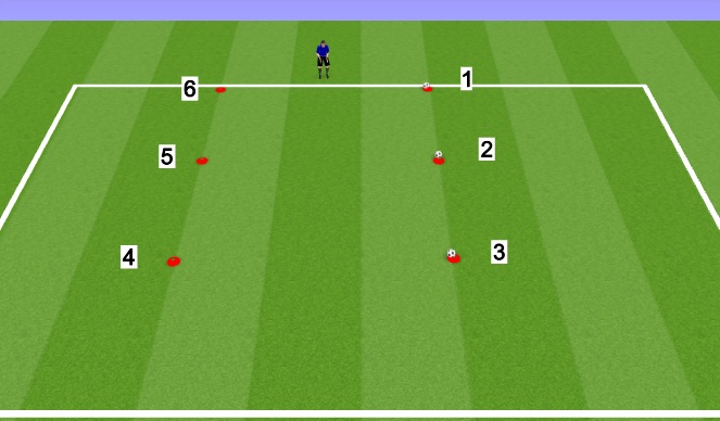 Football/Soccer Session Plan Drill (Colour): move the ball