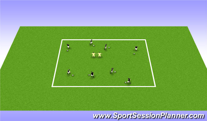 Football/Soccer Session Plan Drill (Colour): Game