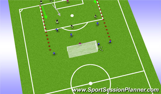 Football/Soccer Session Plan Drill (Colour): Game