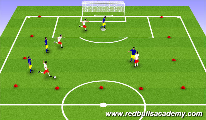 Football/Soccer Session Plan Drill (Colour): Main Theme-Possession Game