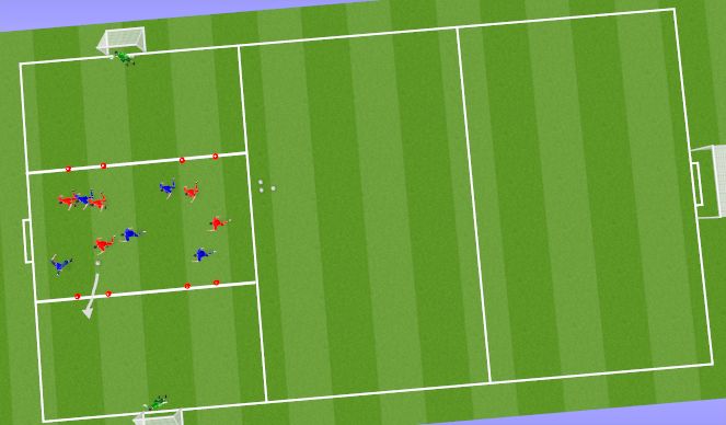 Football/Soccer Session Plan Drill (Colour): Screen 3