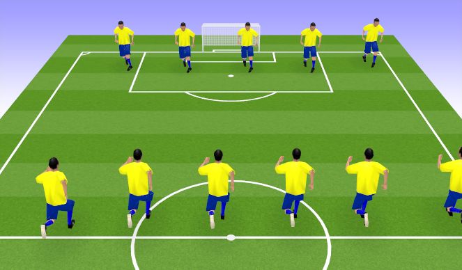 Football/Soccer Session Plan Drill (Colour): Cool Down