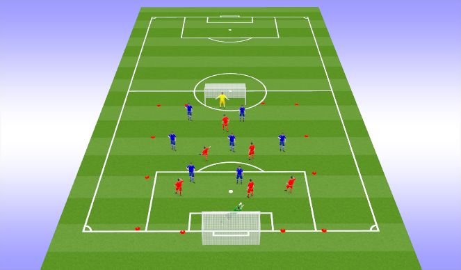 Football/Soccer Session Plan Drill (Colour): Screen 1