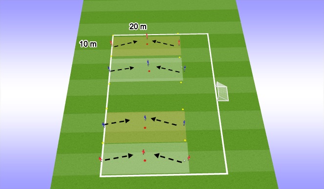 Football/Soccer Session Plan Drill (Colour): Technical Practice