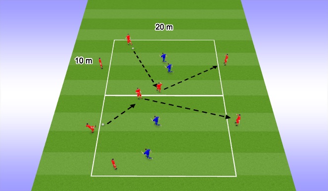 Football/Soccer Session Plan Drill (Colour): SkillPractice