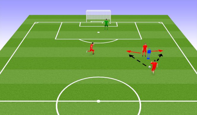 Football/Soccer Session Plan Drill (Colour): Screen 2