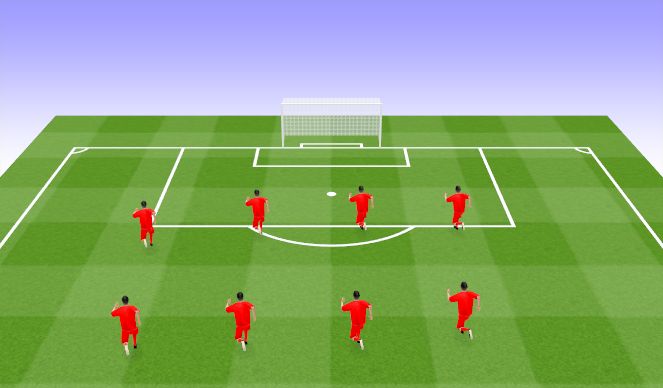 Football/Soccer Session Plan Drill (Colour): Cool Down