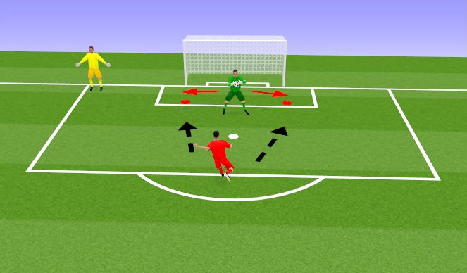 Football/Soccer Session Plan Drill (Colour): Drill 1