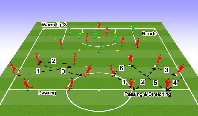 Football/Soccer: Match-Day Warm Up 3 (Warm-ups, Moderate)