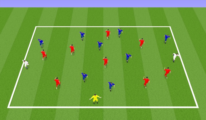 Football/Soccer Session Plan Drill (Colour): FB 1