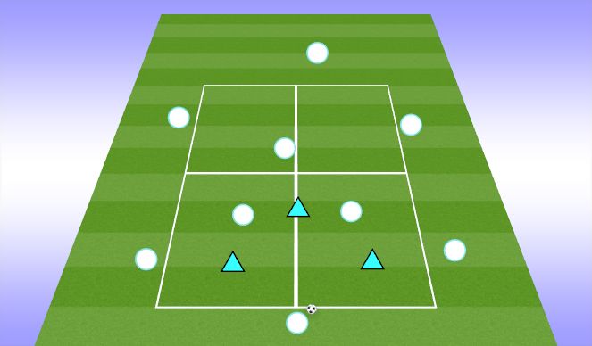 Football/Soccer Session Plan Drill (Colour): Rondo for Positional Play