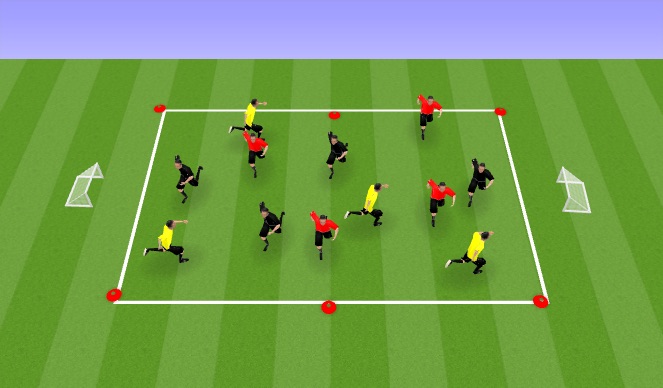 Football/Soccer Session Plan Drill (Colour): Cool Down